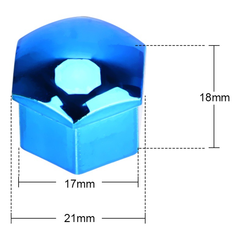 Rueda de coche cubo tapa del neumático tuerca de la rueda cubierta protectora del neumático del coche tapa de tornillo neumático a prueba de polvo tapa decorativa