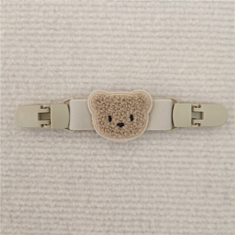 INS estilo coreano clip de suspensión oso pantalones de tirantes para niños clip anti-caída clip de la correa del hombro soporte de la falda de la suspensión antideslizante artefacto de hombro