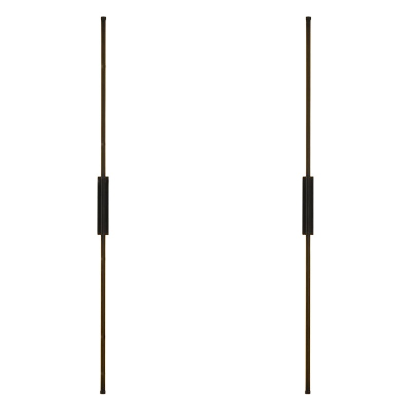 Una línea cielo pasillo minimalista lámpara de pared dormitorio cabecera tira salón pared de fondo atmósfera decoración lámpara de pared de cobre puro