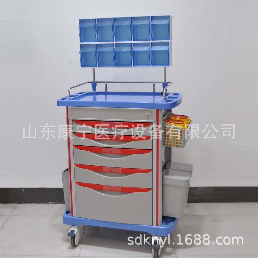 医用ABS送药车治疗小推车护理输液麻醉送药车医院诊所急救车