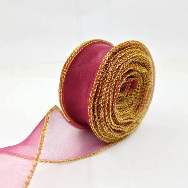 Kit de material para ramos de hilo de cola de pez de 4 cm con lazo de cinta de hilo ondulado, accesorio para el cabello con horquilla DIY, cinta decorativa, empaque simple.