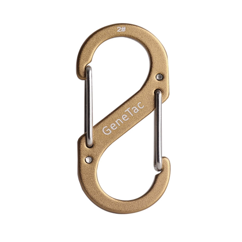 Bidirectional wire spring 8-character hook carousel buckle из алюминиевого сплава S-образной формы GeneTac No. 2
