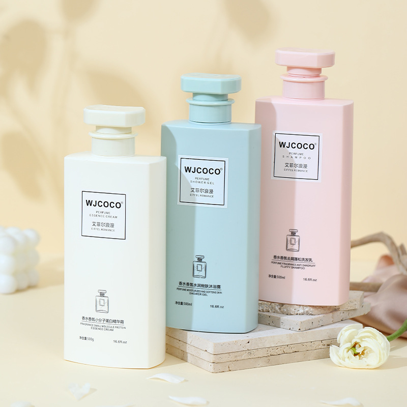 WJCOCO perfume shampoo de baño anti-campión anti-aceite de limpieza profunda Hummelina al por mayor