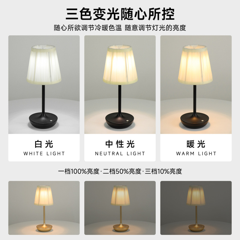 国境を越えた新製品の復古的で贅沢な布芸の部屋の明かりの寝室のレストランの雰囲気の明かりのベッドの頭は充電の電気スタンドを飾ります。|undefined
