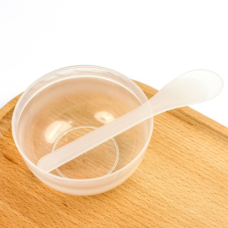 Herramientas de máscara facial 3 # máscara facial bowl varilla de máscara de maquillaje bowl de plástico varilla de plástico cuchilla de raspador de belleza