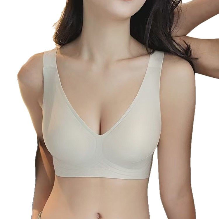 Plus Size Seamless Bra For Women Lifting And Shaping Large Breasts Wire-Free Reducing Side Breast Tissue And Preventing Sagging_voghion.com