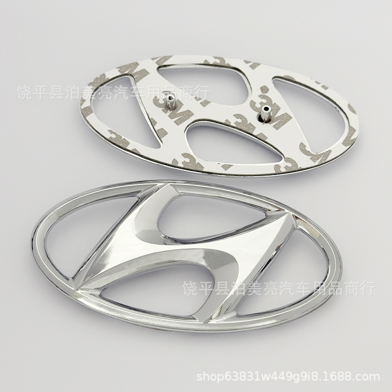 Suitable for Hyundai Sonata Elantra Ix35 Yuedong Lingdong Rena Tucson Langdong Front and Rear Car Logos