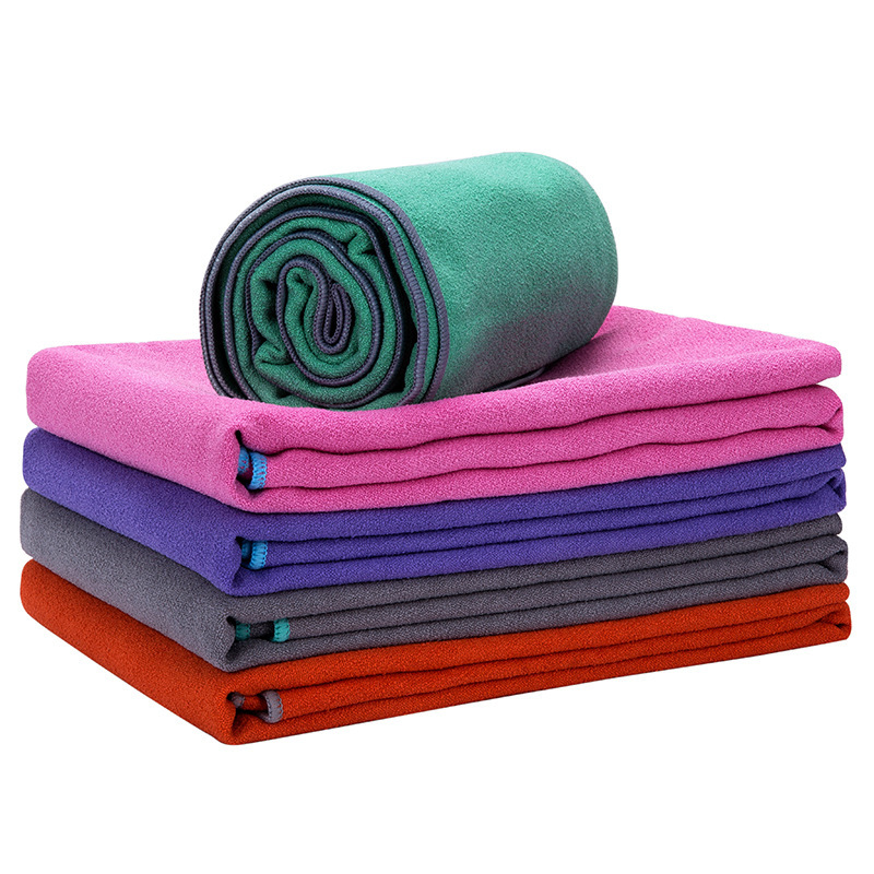 Yoga Towel Cloth Microfiber New Dance Mat Environmentally Friendly Non-Slip Fitness Mat Supplies Solid Color Yoga Blanket Wholesale