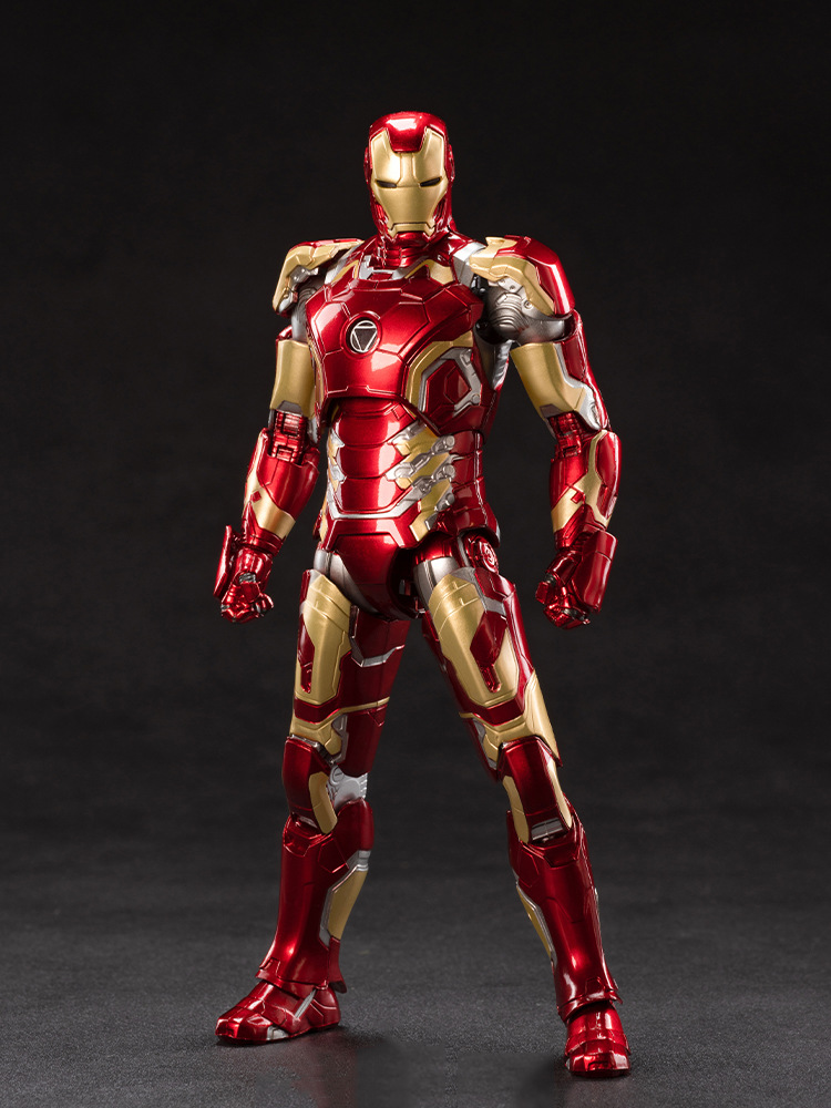 7inch Iron Man Mk43 Middle East Authentic Marvel Avengers Joint Movable Doll Model Game Decoration