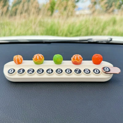 Cars, Car-Mounted Mobile Phone Number Plate, Nömrəli dayanma kartı - family-portrait-sugar-orange-beige-with-aromatherapy