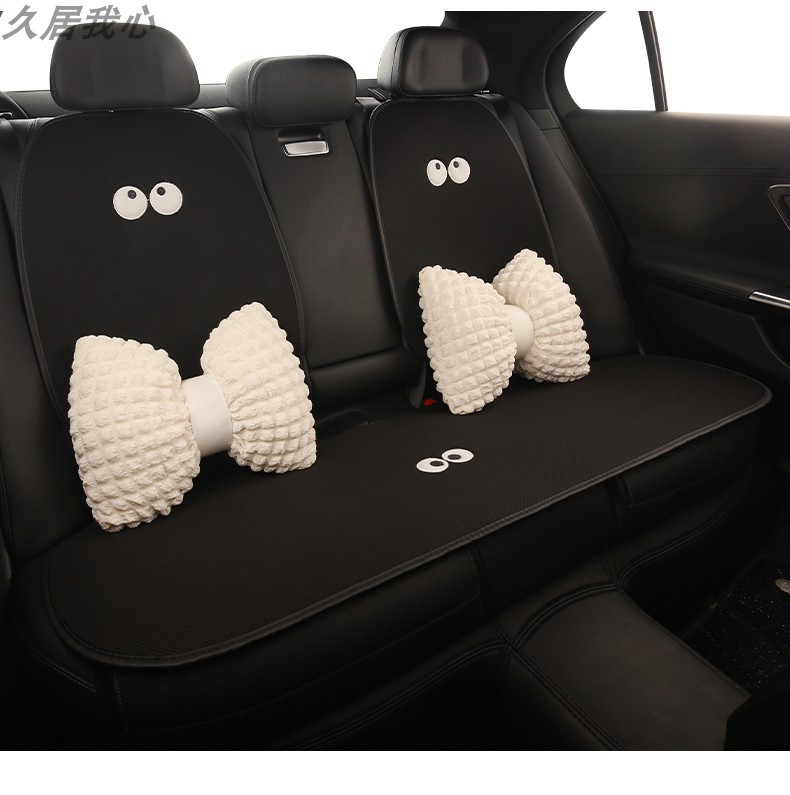 Car Seat Cushion Four Seasons Universal Cute Cartoon Seat Cushion Car Advanced Seat Cover Car Seat Cover Lady Goddess