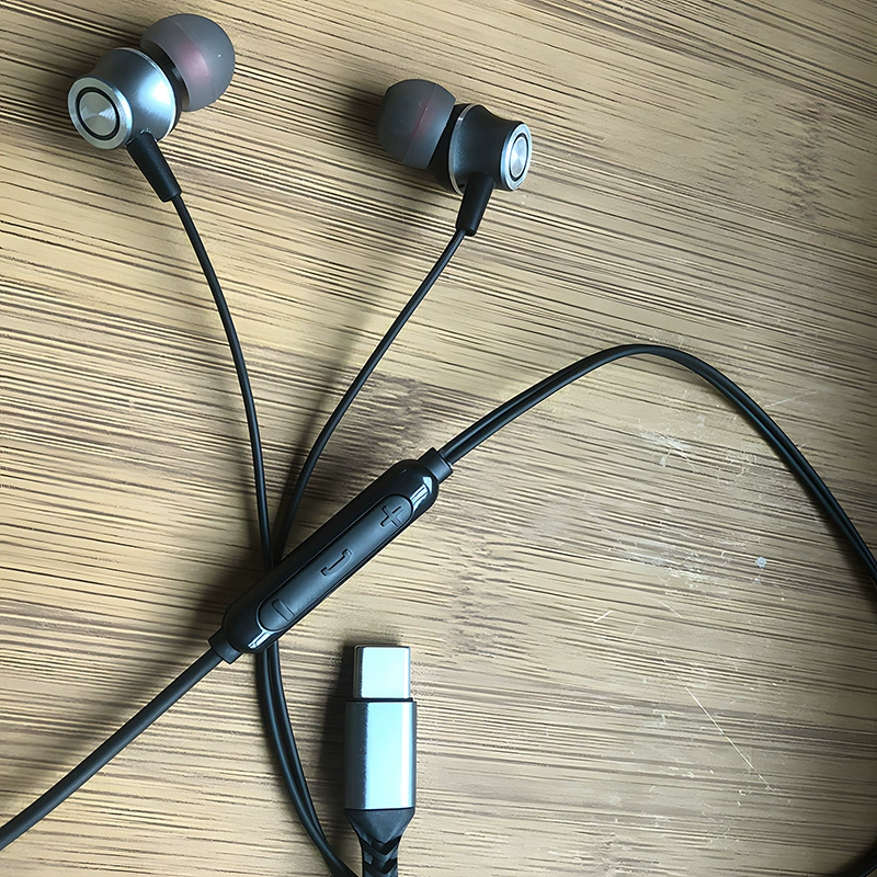 Apple, huawei, compatible mobile phone, headphones, wire control, (Physicals)