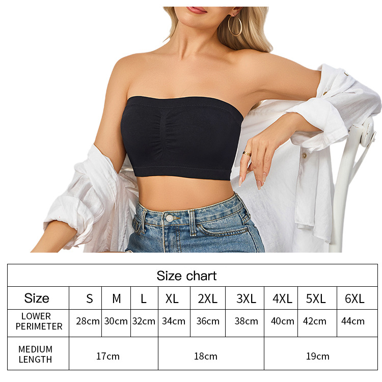 Top de tubo alargado de doble capa para mujer