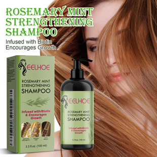 EELHOE Rosemary Mint Shampoo Repair Dry Hair Moisturizing Soft Hair Refreshing Shampoo Hair Care