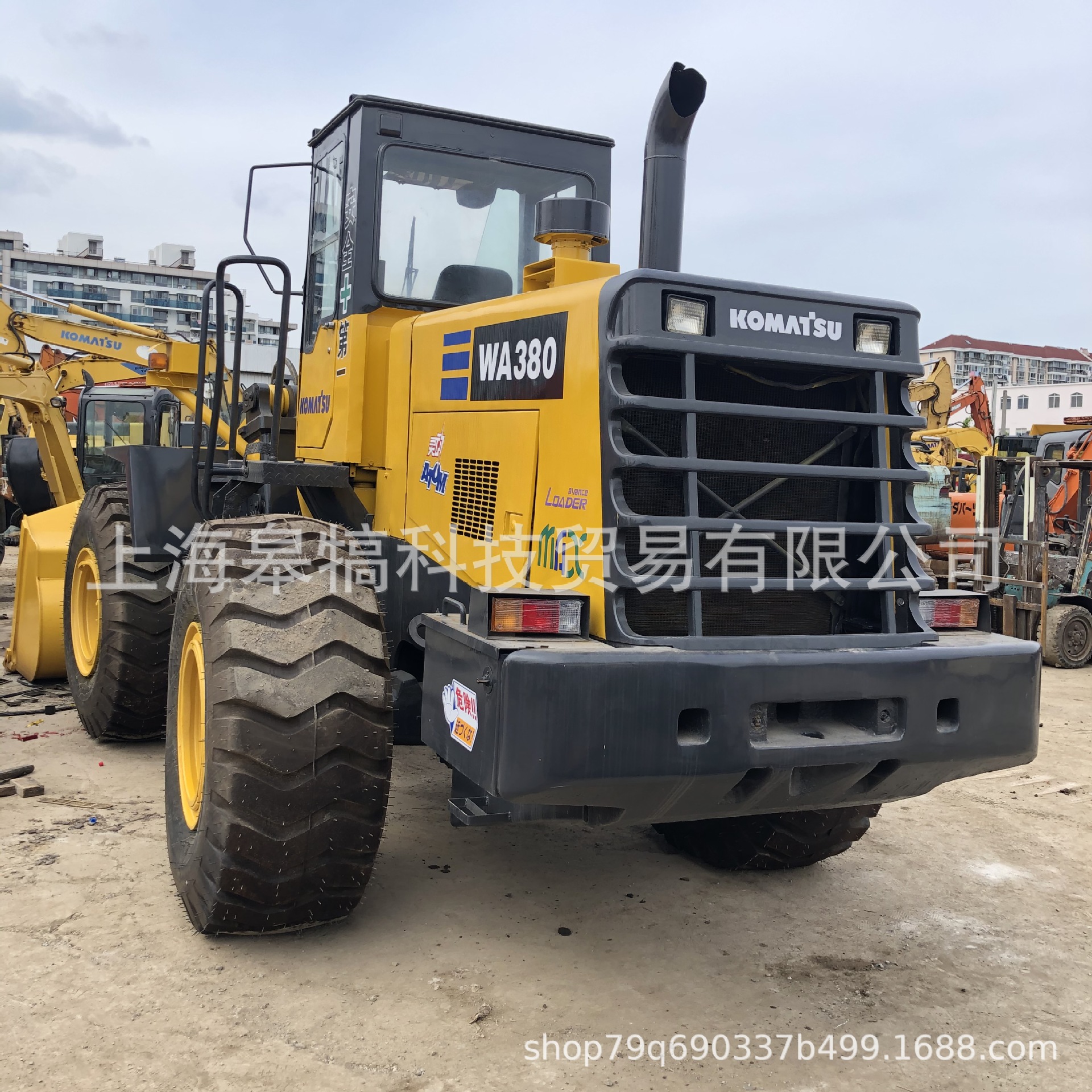 小松WA380-3装载机小型铲车轮式挖机 装载机日本原装出口