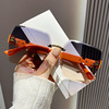Two-color advanced fashionable trend sunglasses, 2023 collection, gradient, high-quality style, internet celebrity
