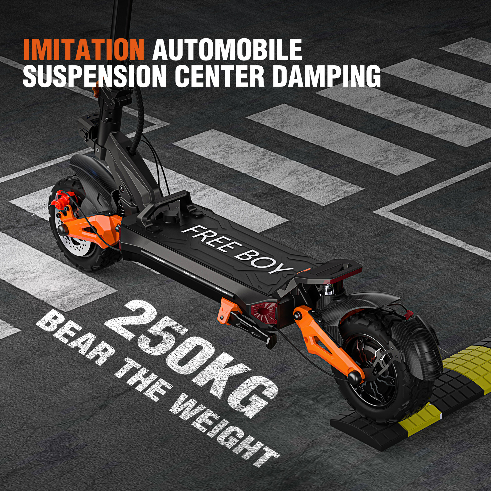 11 Inch 60V6000W Dual Drive Motor Electric Scooter H9 Long Endurance Folding Off-Road Scooter