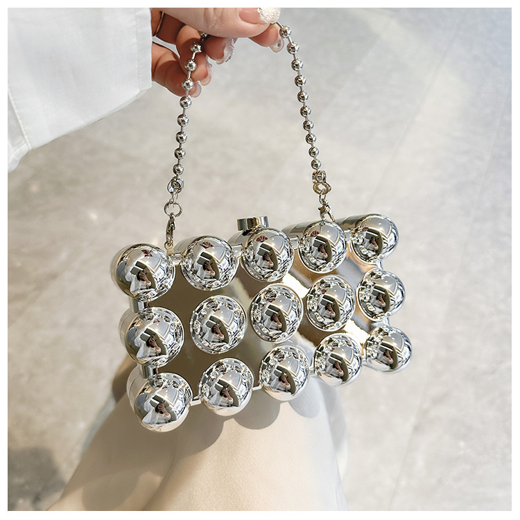 Acrylic bag 2025 New style, European and American cross-border single-shoulder fashionable design women's chain box bag undefined
