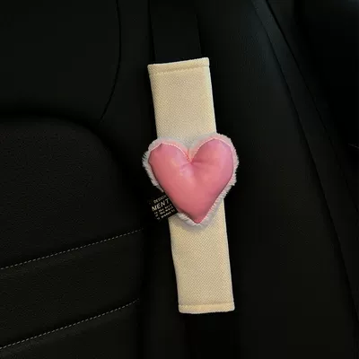 Sürətlər qutusu və əl tormozu başlıqları — Belt Decoration - purple-shiny-heart-fabric-shoulder-pad-1-piece