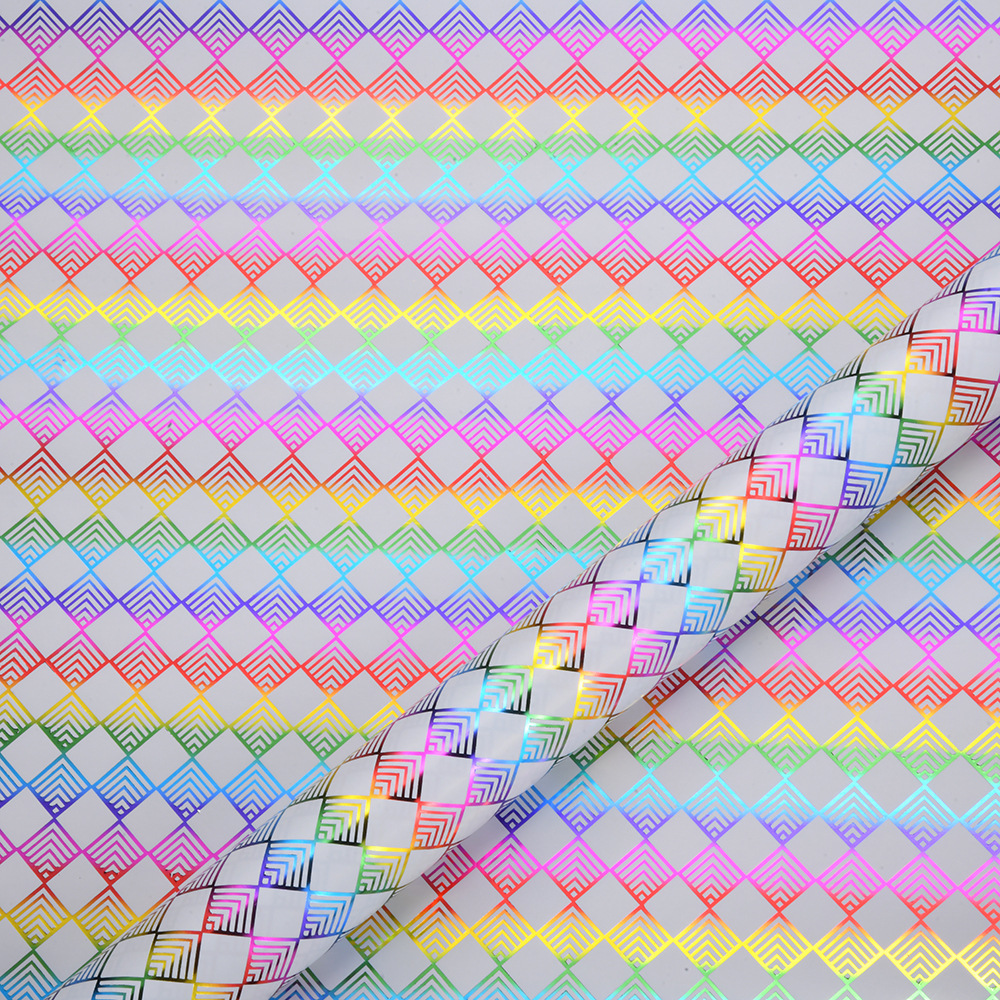 Venta caliente transfronteriza colorida serie dorado papel de regalo fiesta de cumpleaños papel de embalaje de vacaciones papel de embalaje de libro al por mayor