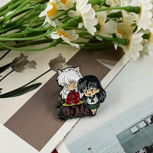 Classic Anime Character Brooches, Couple Enamel Pins, Cute Cartoon Character Badges, Decorative Accessories, Fun Gifts