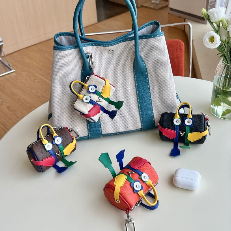 New Donkey Celebrity Style Pillow Bag Pendant Robot with Zipper Keychain Mini High-Value Pendant