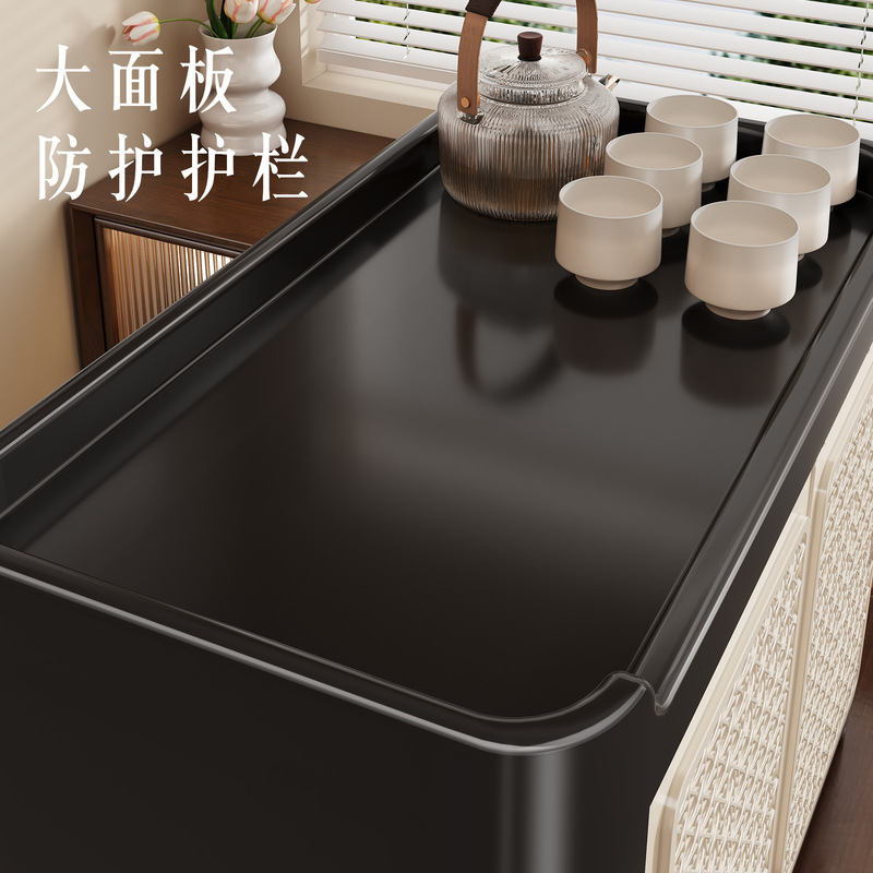 中古水杯置物架仿藤编复古咖啡杯茶具收纳密封双层大容量防尘杯架|undefined