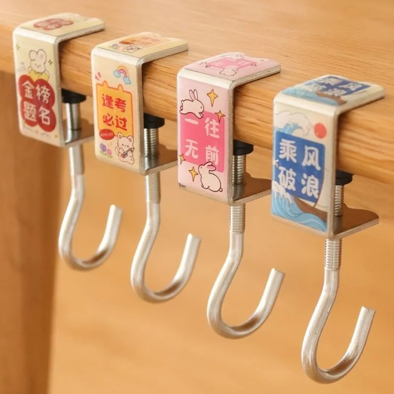 机のかばんをフックして家庭用寮に穴を開けないで移動できるオフィス式の厚いフック学生のデスクトップをフックします。|undefined