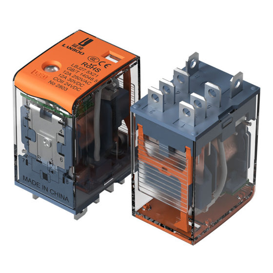 Blue wave DC 220V/230VACDC12V248 pin 14 pin high current high voltage small intermediate relay