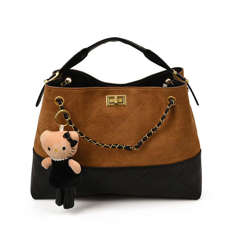 Women's Retro Suede Tote Bag 2026 New Arrival - Large Capacity Shoulder Bag For Commuting And Work - Thumbnail 7