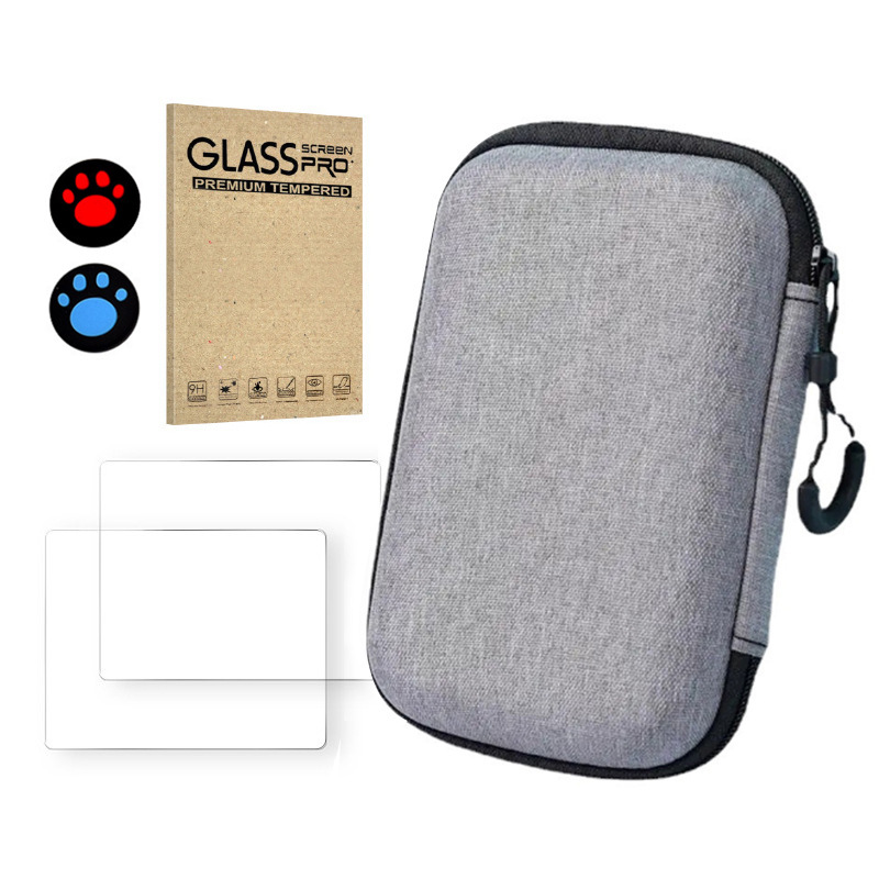 R36S bolsa de almacenamiento de mano R35S R35Plus RGB20S XU10 accesorios de la consola de juegos carcasa protectora película templada
