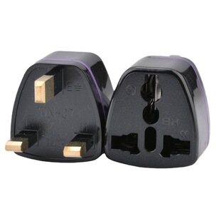 PC British Standard Hong Kong version big triangle CE certification British standard conversion plug American standard to British Standard power plug