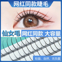 仙女朵毛嫁接睫毛花仙子自己接假睫毛自然單簇點綴