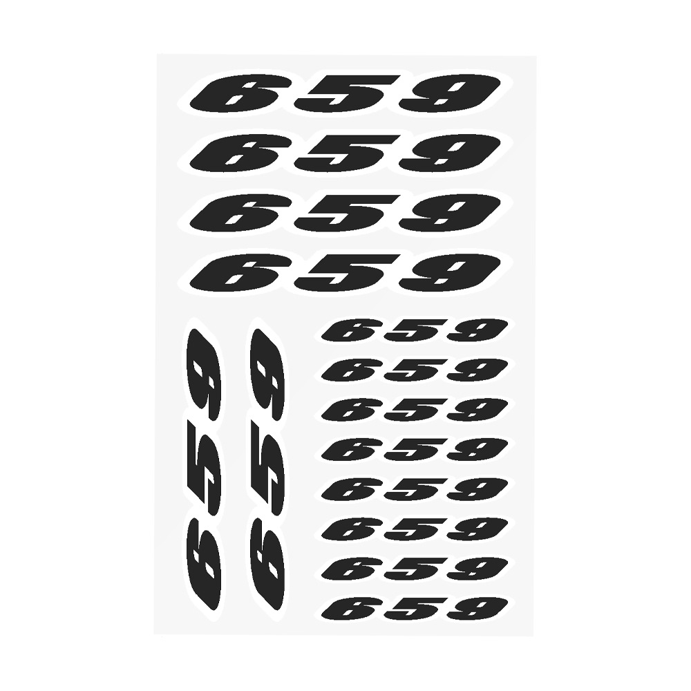 Pegatinas de modelo universal para Ducati Monster 659 Motocicleta Pegatinas digitales Modificación de pegatinas