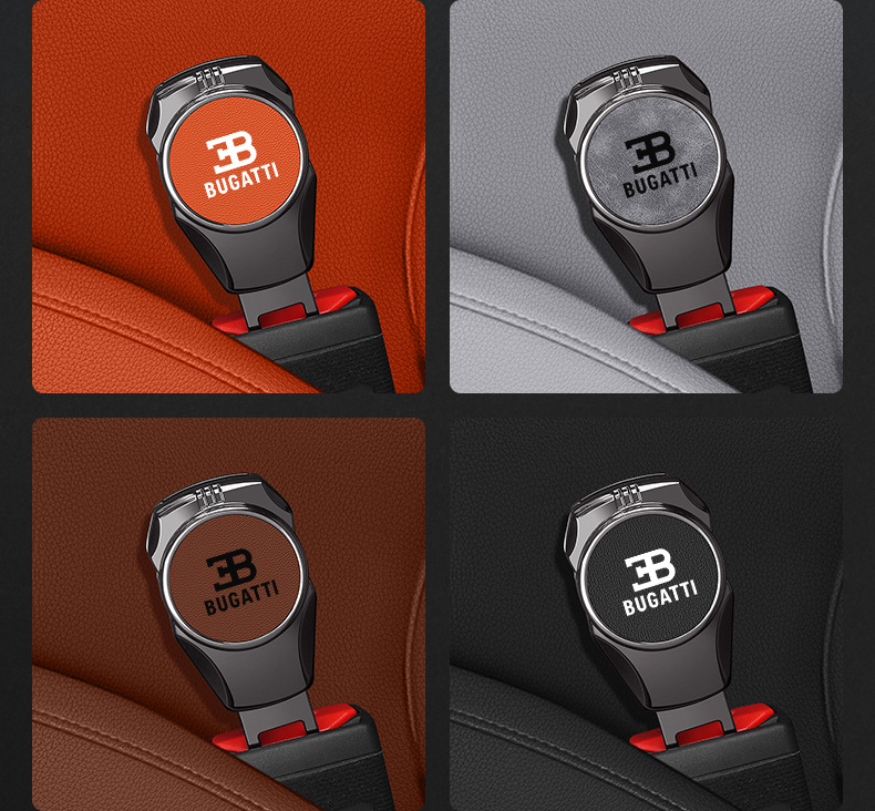 Suitable for Bugatti Veyron Chiron Car Safety Harness Fastener Extension Connector with Buckle