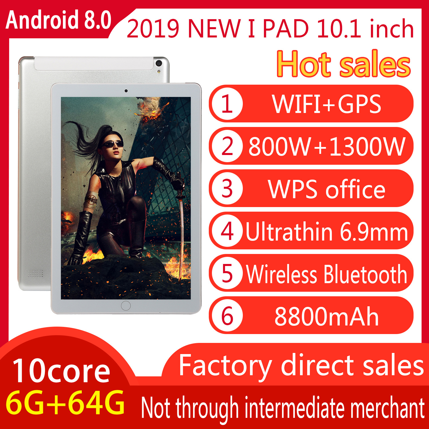 Tablet laptop, for import, 1inch, Android, high frequency screen, eyes protection