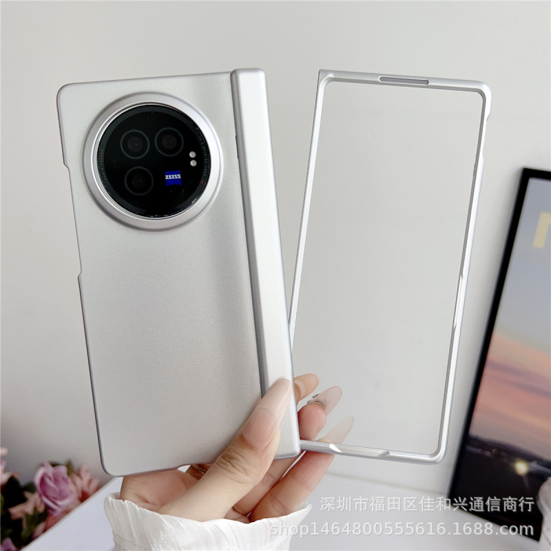 vivoxfold3 携帯電話ケース xfold3pro 中央軸つや消し肌の感触折りたたみオールインクルーシブ落下防止保護カバーに適しています。|undefined