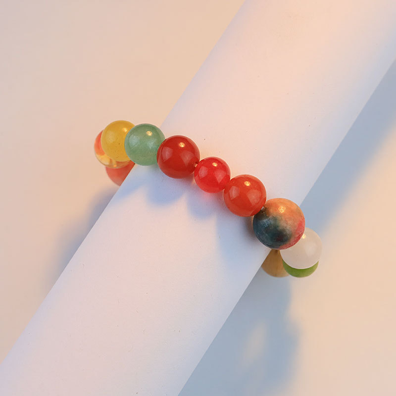 Cristal de color Brasil Duobo color pulsera de cristal de cabello de moda femenina Fukuoka un anillo pulsera para regalar a amigos