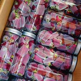 冻干墨红玫瑰花茶云南特级食用大朵干玫瑰花冠罐装正品独立包装