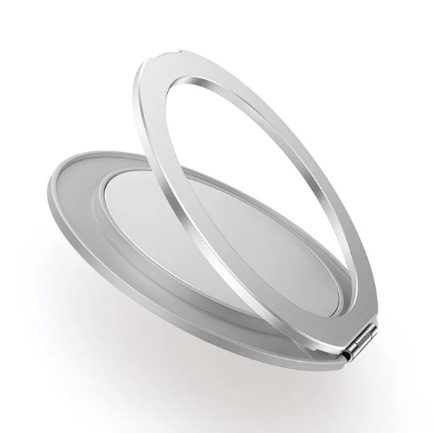 Soporte de teléfono móvil nuevo tipo de caja de abrazadera de dedo espalda tipo pegado soporte giratorio avanzado parche de absorción magnética ultra delgada abrazadera de espalda