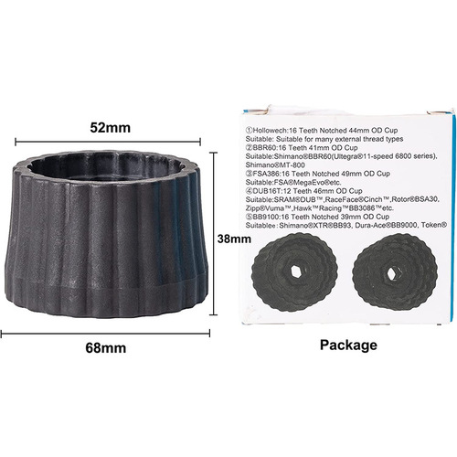 BUCKLOS bicycle BB integrated bottom bracket removal sleeve tool 44mm multifunctional five-in-one bottom bracket wrench