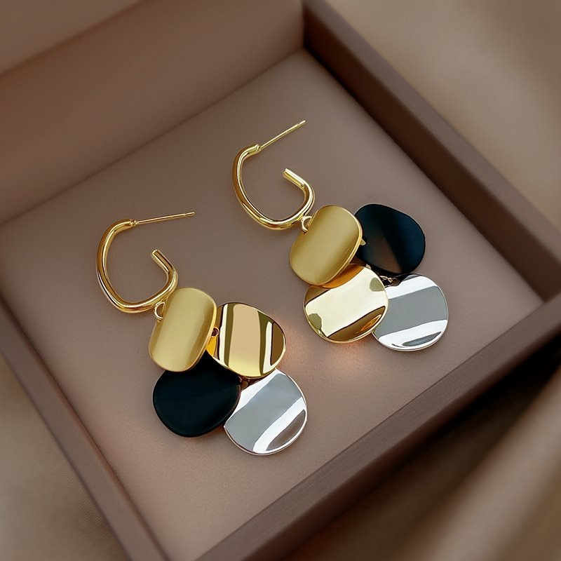 retro brand elegant long earrings