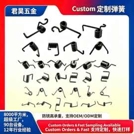 扭簧定制玩具电器电动自行车弹簧夹子弹簧开关门把手密码锁弹簧