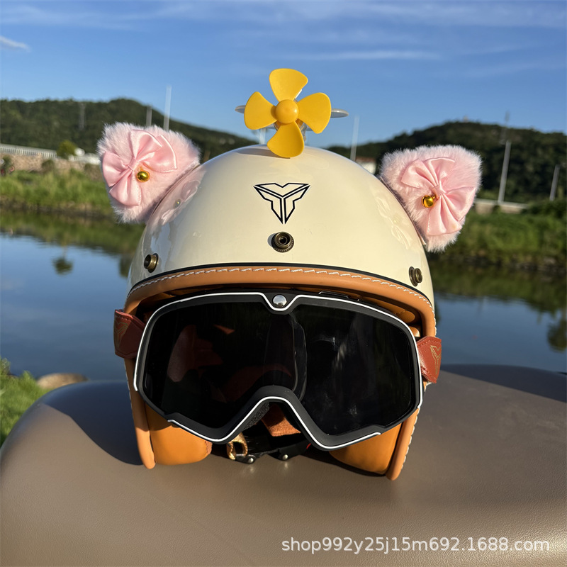 Tailing Accessories Electric Vehicle Decoration Accessories 2025 Niu Electric Vehicle Modification Helmet Stickers Aima Metaverse