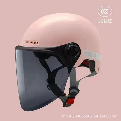 Motosiklet kaskı (dəbilqə) | Suitable for All Seasons, Factory Wholesale - cherry-powder-anti-scratch-long-mirror-free-night-reflective-stickers-306