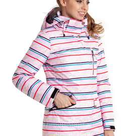 出口外贸中长款女士防风防水透气高品质滑雪服棉服外套加厚保暖