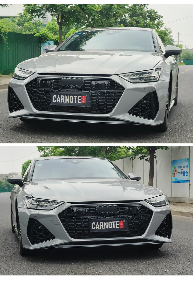 09-24 A7 modified RS7 large surround upgrade S7 front and rear bumper side skirt tail lip tremella for Audi A7 wholesale