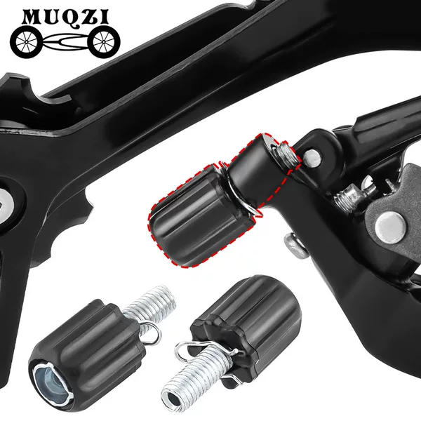 MUQZI mountain bike brake adjustment screw, rear derailleur adjustment screw, positioning M5, gear adjustment screw