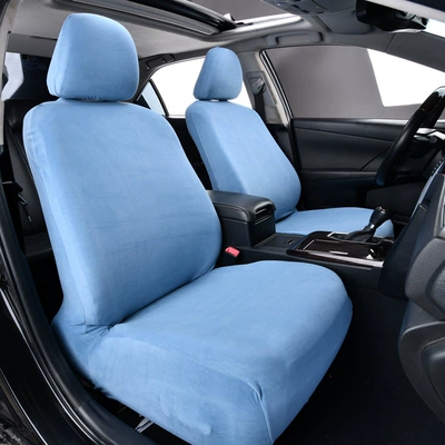 DeRong elastic fabric, dustproof seat cushion – Universal seat cover - front-row-a-type-seat-cover-derong-lake-blue-1-piece-universal-one-size-fits-all