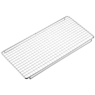 Cross-border supply Coman barbecue grate outdoor camping portable thickened stainless steel square barbecue mesh